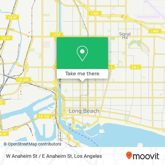 W Anaheim St / E Anaheim St map