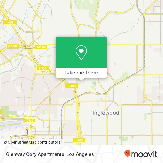 Mapa de Glenway Cory Apartments