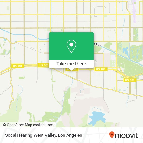 Socal Hearing West Valley map