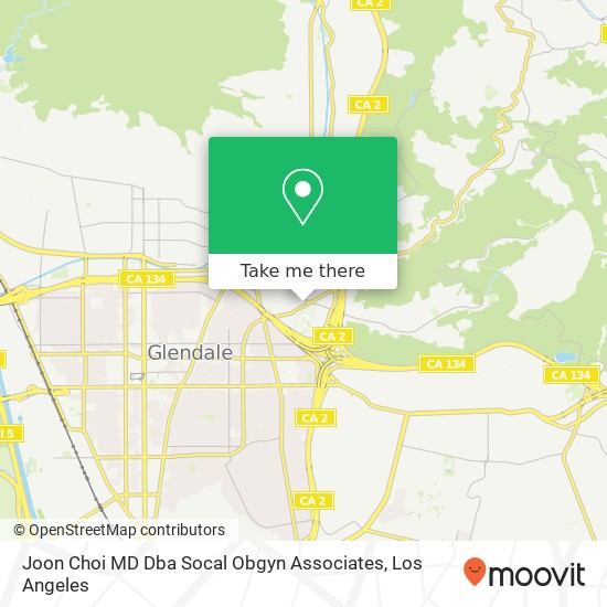 Mapa de Joon Choi MD Dba Socal Obgyn Associates