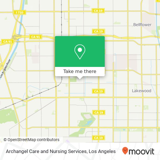 Mapa de Archangel Care and Nursing Services