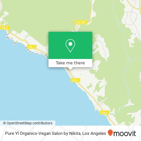 Mapa de Pure Yl Organics-Vegan Salon by Nikita