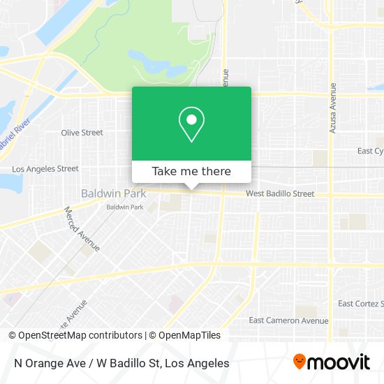 N Orange Ave / W Badillo St map