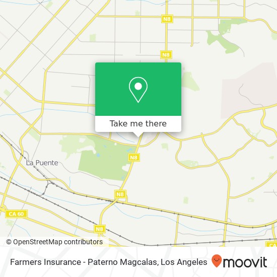 Mapa de Farmers Insurance - Paterno Magcalas