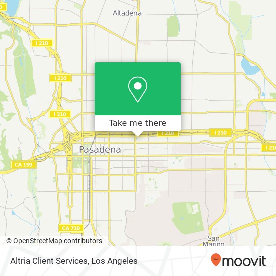 Altria Client Services map