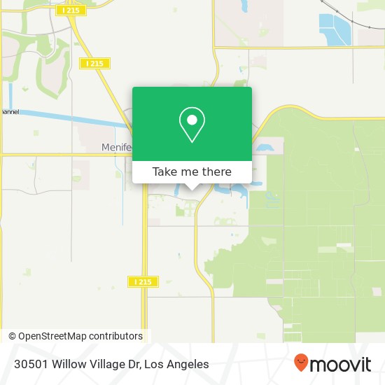 Mapa de 30501 Willow Village Dr