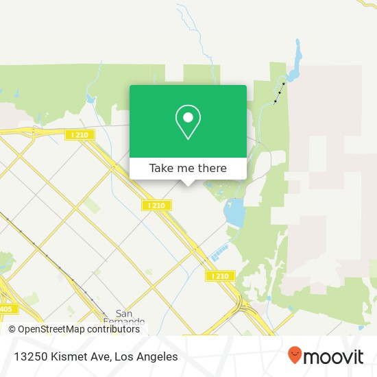 Mapa de 13250 Kismet Ave
