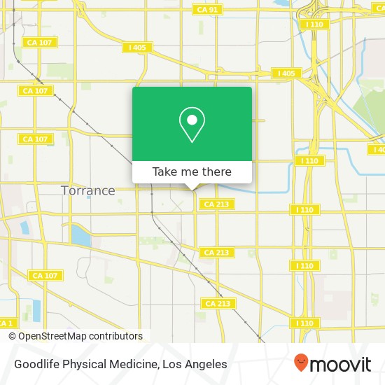 Mapa de Goodlife Physical Medicine