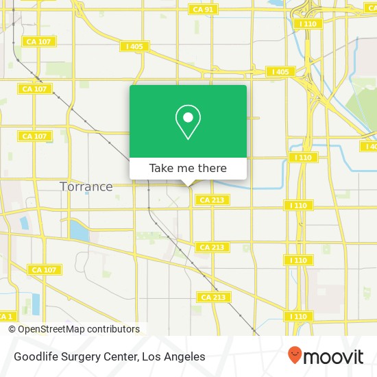 Mapa de Goodlife Surgery Center