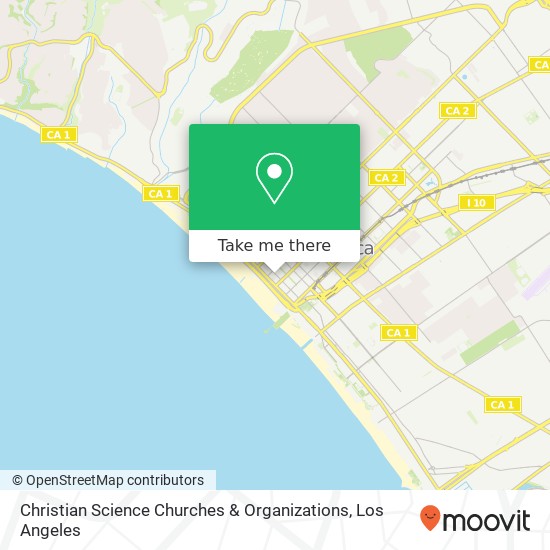 Mapa de Christian Science Churches & Organizations