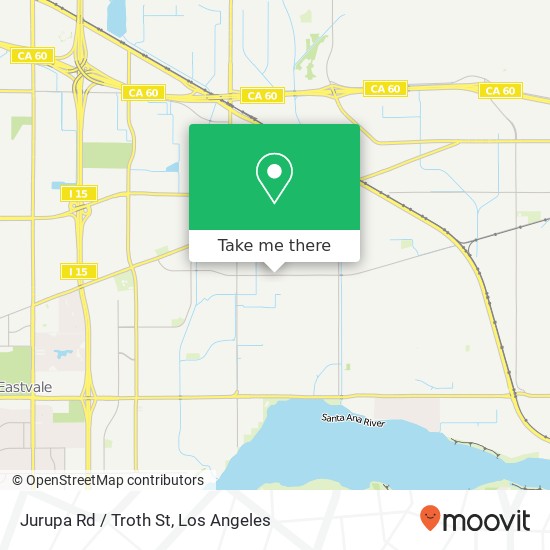 Jurupa Rd / Troth St map