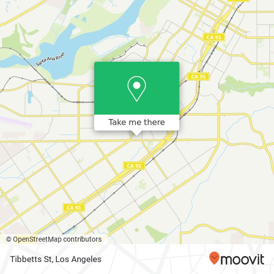 Tibbetts St map