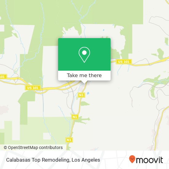 Calabasas Top Remodeling map