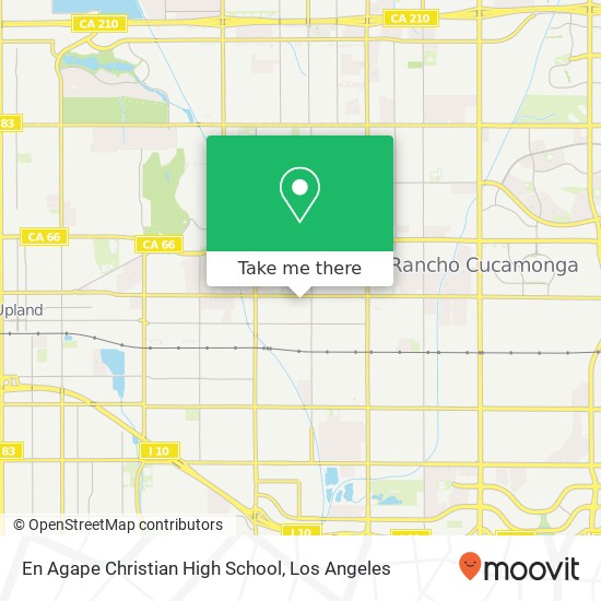 En Agape Christian High School map