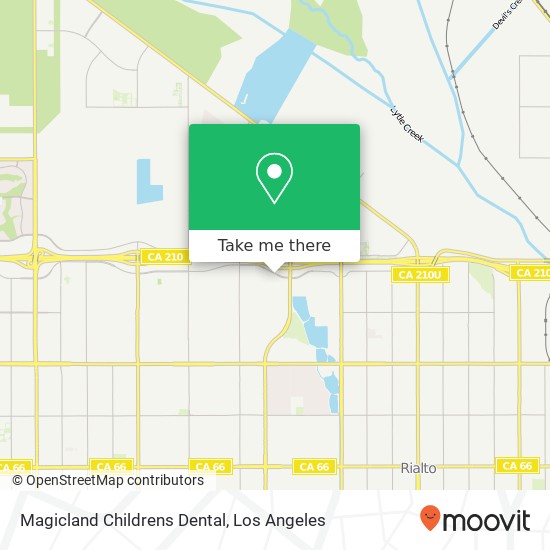 Magicland Childrens Dental map