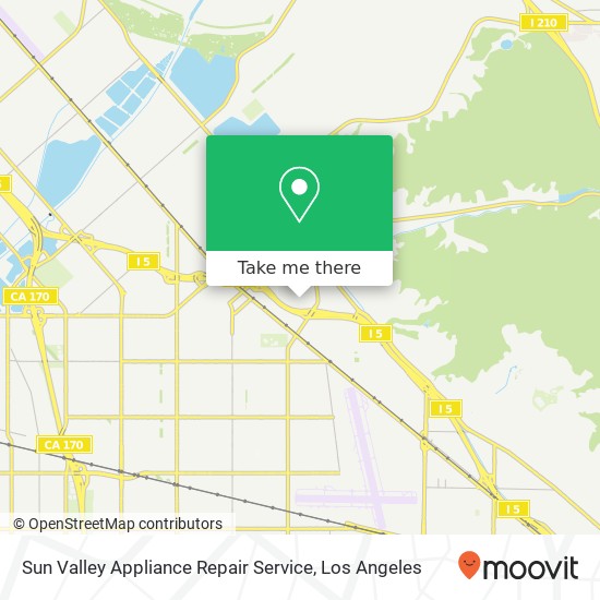 Sun Valley Appliance Repair Service map