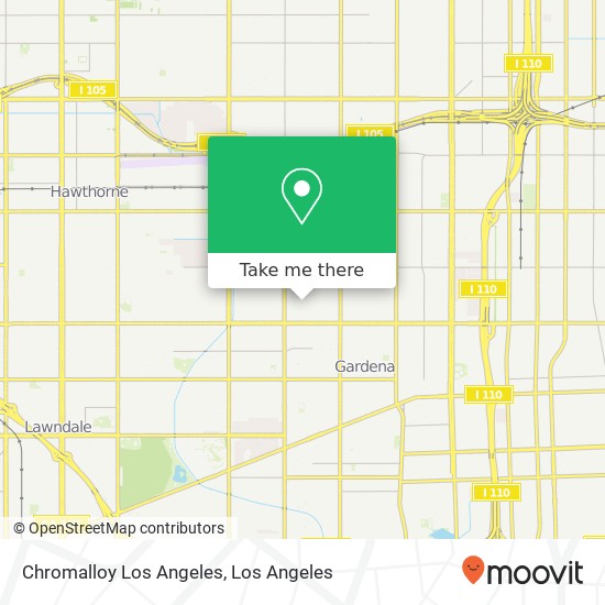 Chromalloy Los Angeles map