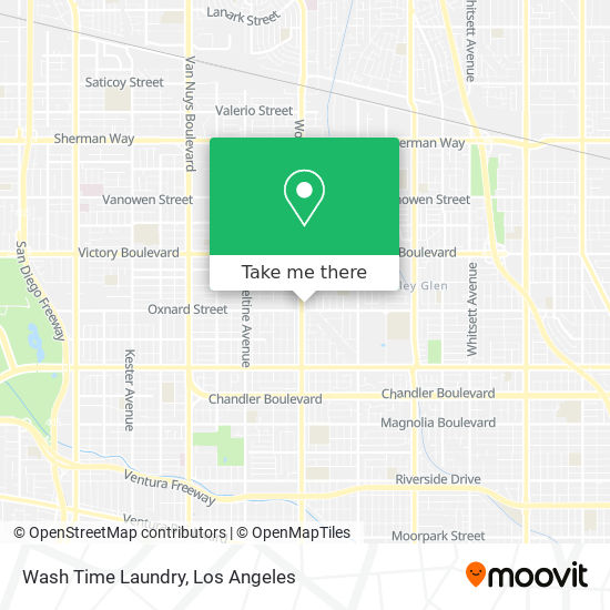 Mapa de Wash Time Laundry