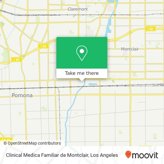 Clinical Medica Familiar de Montclair map