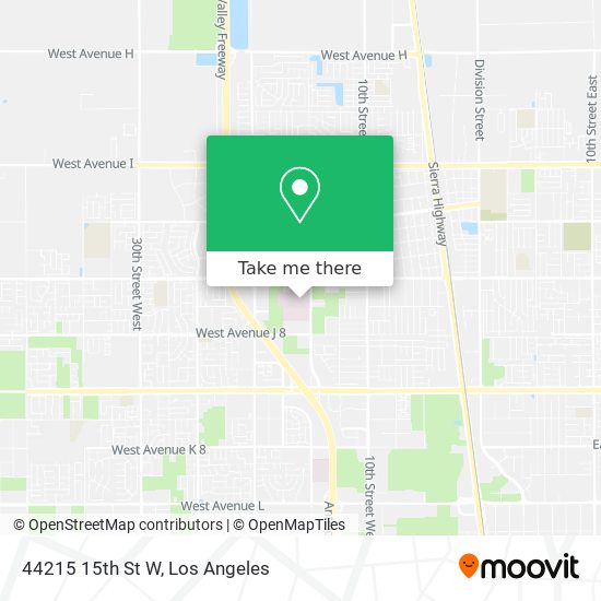 Mapa de 44215 15th St W