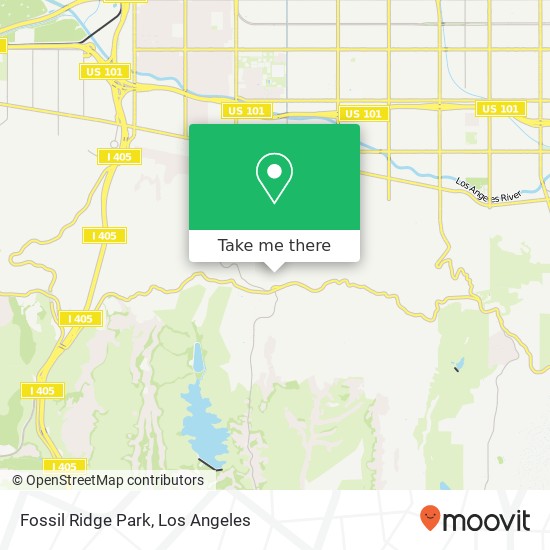 How to get to Fossil Ridge Park in Sherman Oaks, La by Bus?