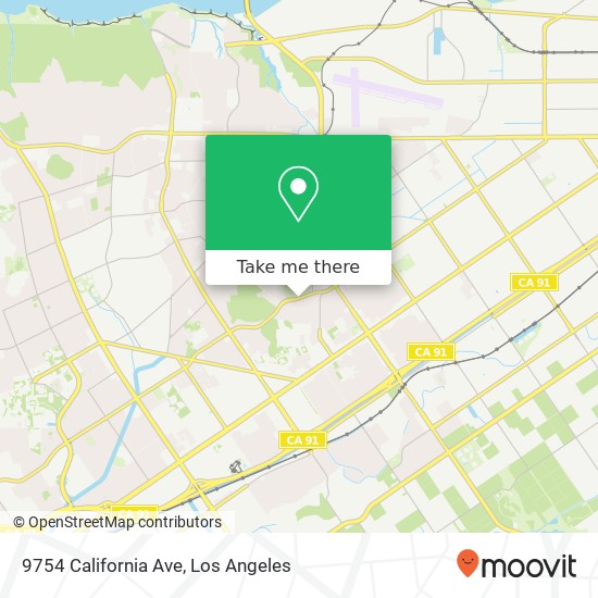 9754 California Ave map