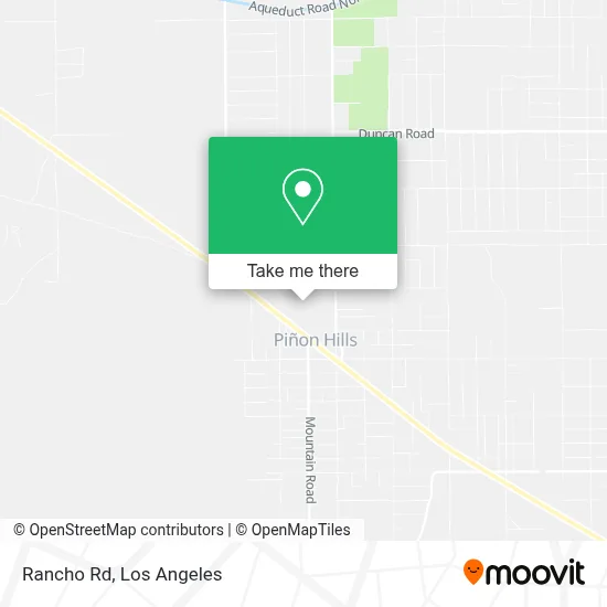 Rancho Rd map