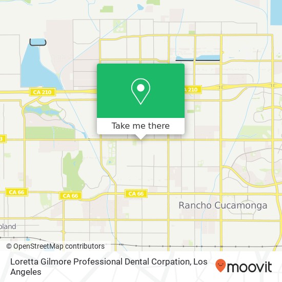 Loretta Gilmore Professional Dental Corpation map