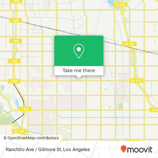 Ranchito Ave / Gilmore St map