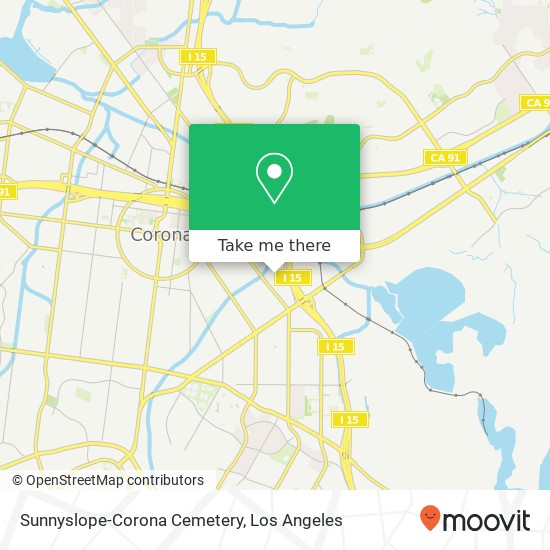 Mapa de Sunnyslope-Corona Cemetery