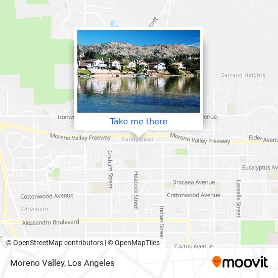 Moreno Valley map