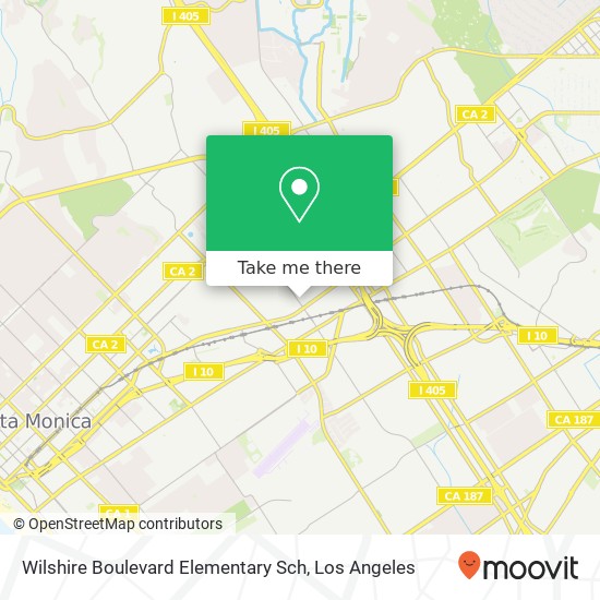 Wilshire Boulevard Elementary Sch map