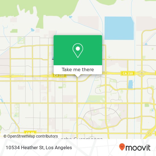 10534 Heather St map