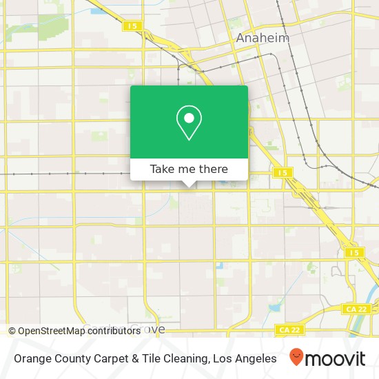 Orange County Carpet & Tile Cleaning map