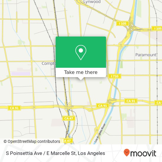 Mapa de S Poinsettia Ave / E Marcelle St