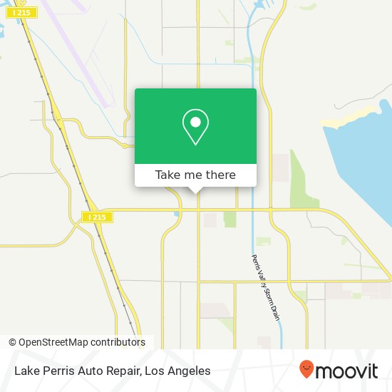 Lake Perris Auto Repair map