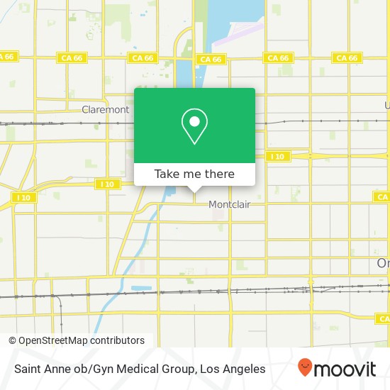Mapa de Saint Anne ob / Gyn Medical Group