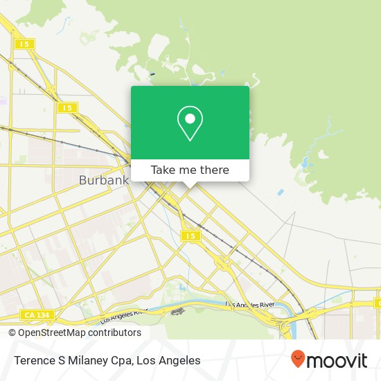 Terence S Milaney Cpa map