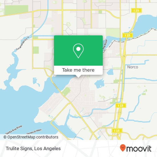 Trulite Signs map