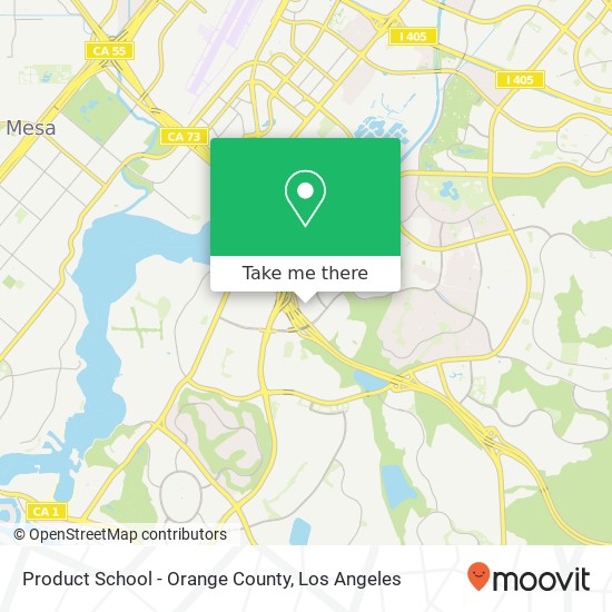 Product School - Orange County map