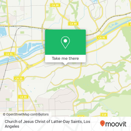 Mapa de Church of Jesus Christ of Latter-Day Saints