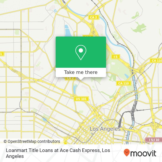 Loanmart Title Loans at Ace Cash Express map