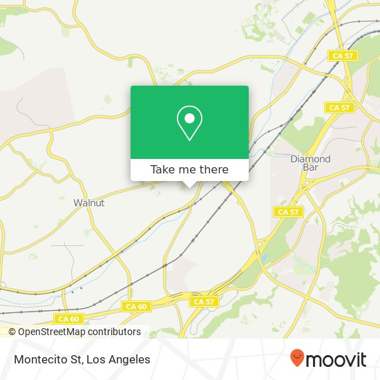 Montecito St map
