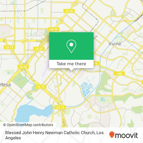 Blessed John Henry Newman Catholic Church map