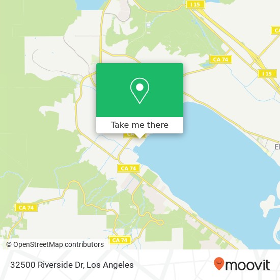 Mapa de 32500 Riverside Dr
