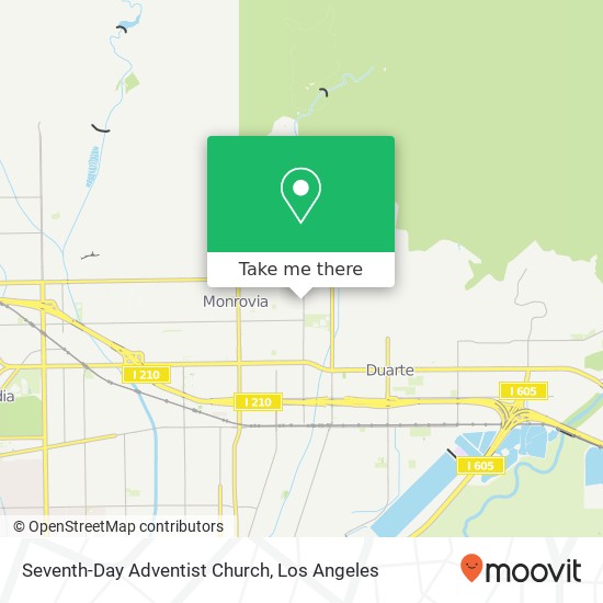 Seventh-Day Adventist Church map