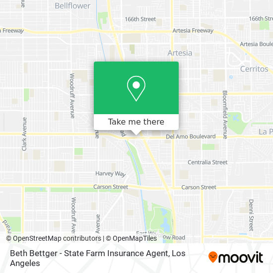 Mapa de Beth Bettger - State Farm Insurance Agent