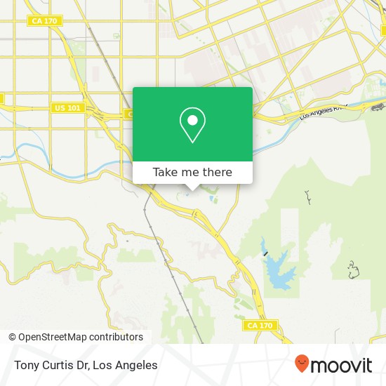 Tony Curtis Dr map