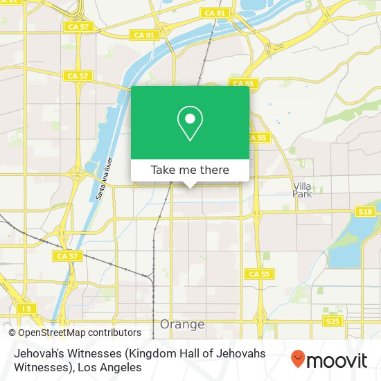 Mapa de Jehovah's Witnesses (Kingdom Hall of Jehovahs Witnesses)