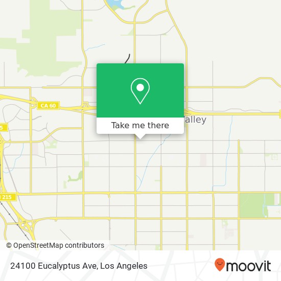 Mapa de 24100 Eucalyptus Ave